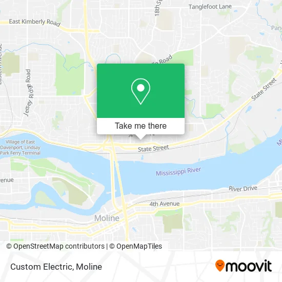 Custom Electric map