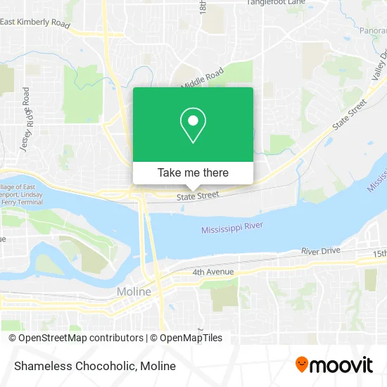 Shameless Chocoholic map