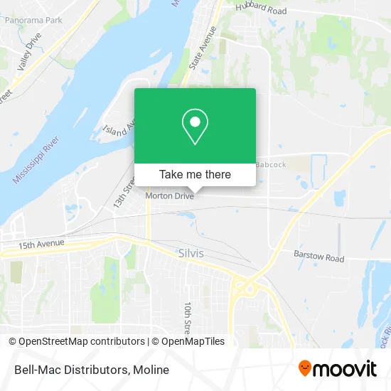 Bell-Mac Distributors map