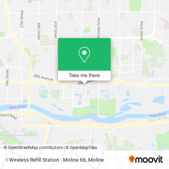 I Wireless Refill Station - Moline 66 map