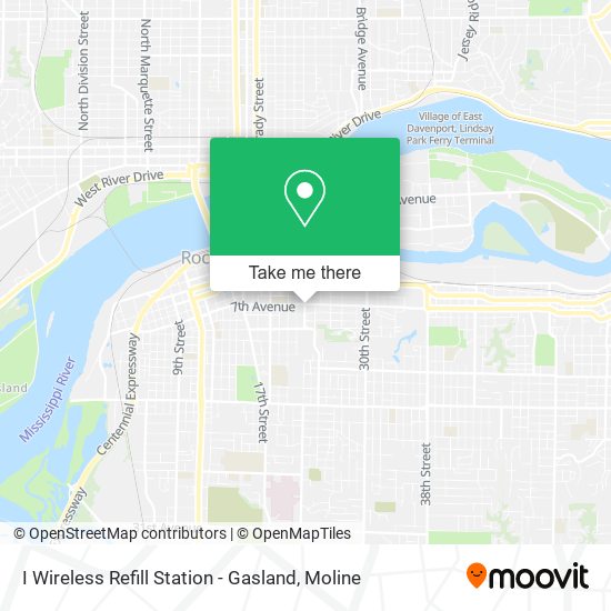 I Wireless Refill Station - Gasland map