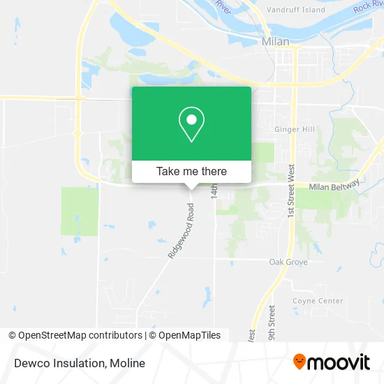 Mapa de Dewco Insulation