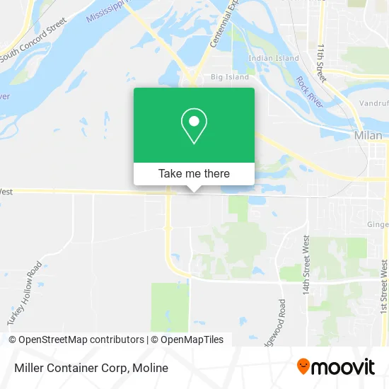 Mapa de Miller Container Corp