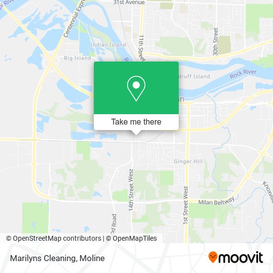 Marilyns Cleaning map