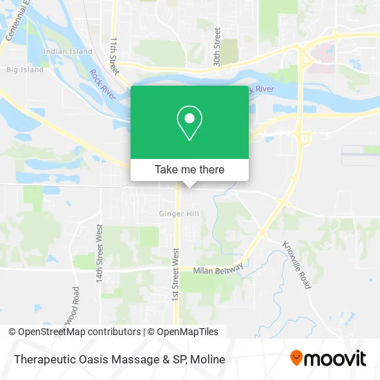 Mapa de Therapeutic Oasis Massage & SP