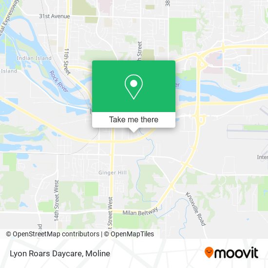 Mapa de Lyon Roars Daycare