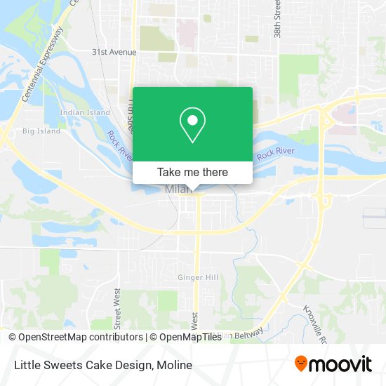 Little Sweets Cake Design map