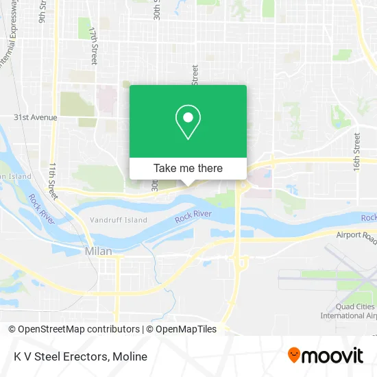 K V Steel Erectors map