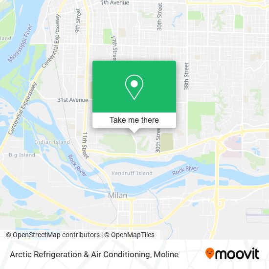 Mapa de Arctic Refrigeration & Air Conditioning