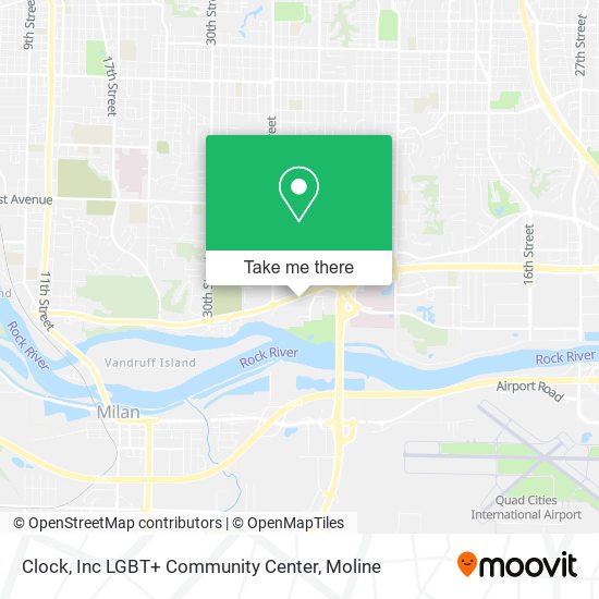 Mapa de Clock, Inc LGBT+ Community Center