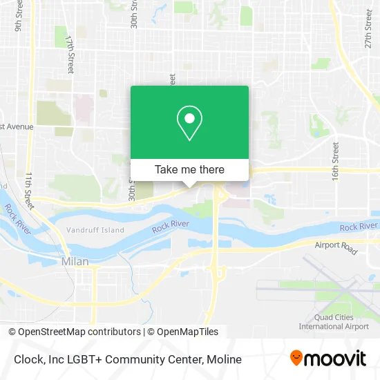 Clock, Inc LGBT+ Community Center map