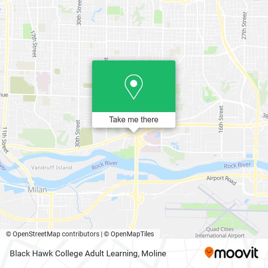 Mapa de Black Hawk College Adult Learning