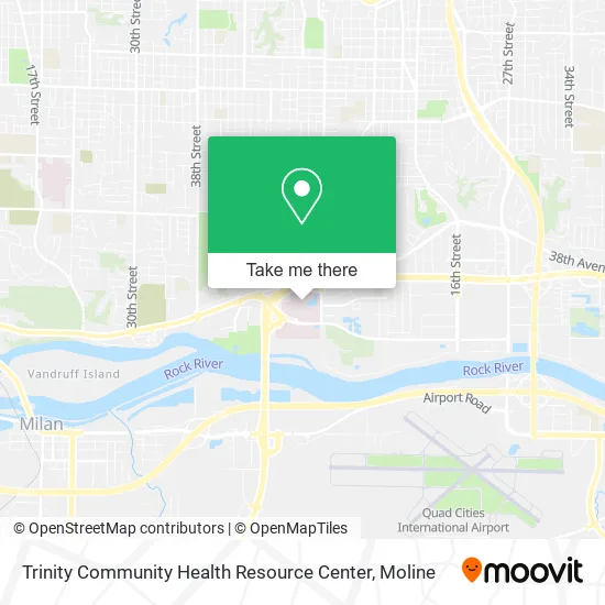 Trinity Community Health Resource Center map