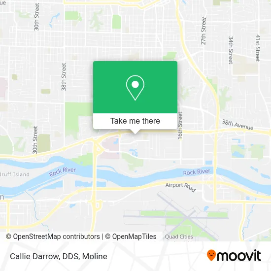 Callie Darrow, DDS map