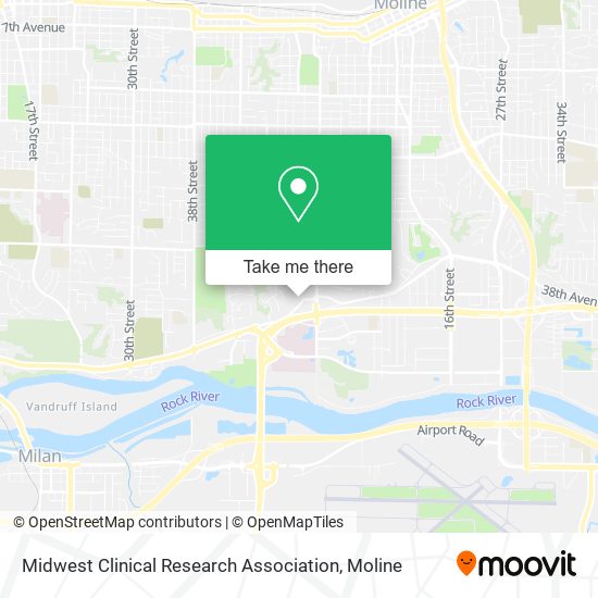 Mapa de Midwest Clinical Research Association