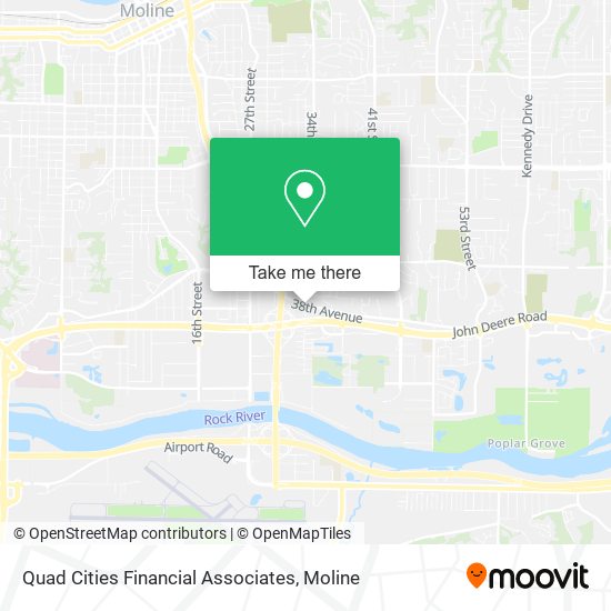 Quad Cities Financial Associates map