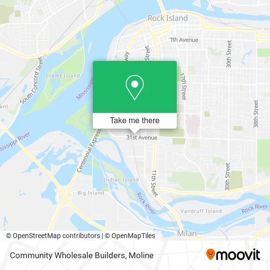 Community Wholesale Builders map