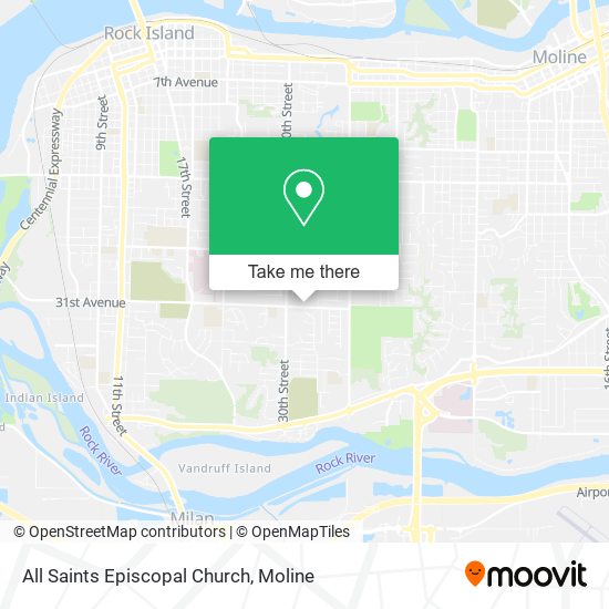 Mapa de All Saints Episcopal Church