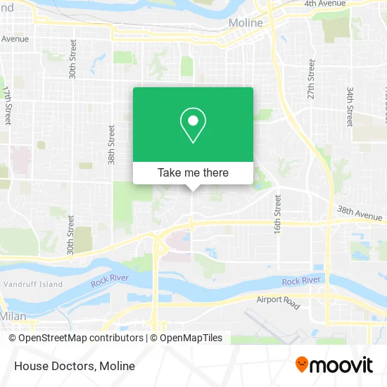 House Doctors map