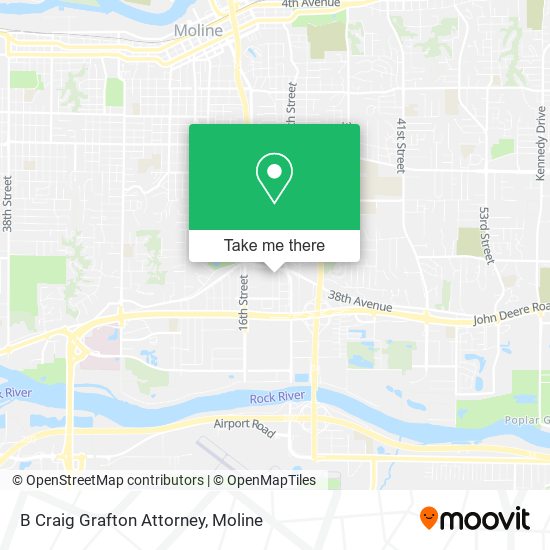 B Craig Grafton Attorney map