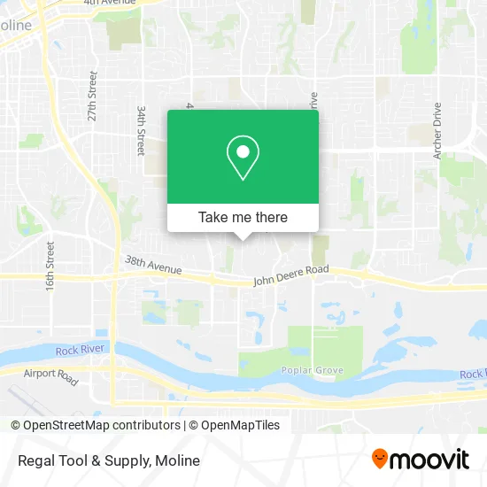 Regal Tool & Supply map