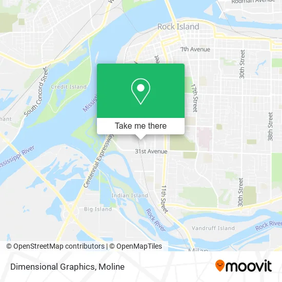 Dimensional Graphics map