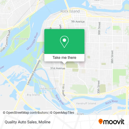 Quality Auto Sales map