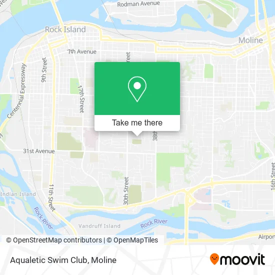 Aqualetic Swim Club map