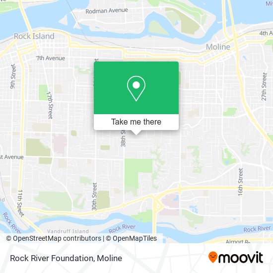 Mapa de Rock River Foundation