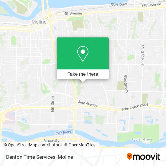 Denton Time Services map