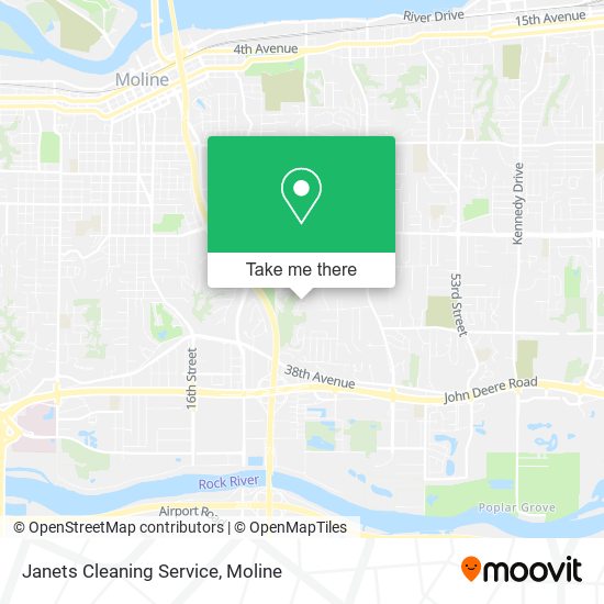 Janets Cleaning Service map