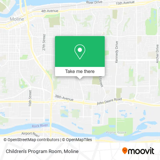 Children's Program Room map