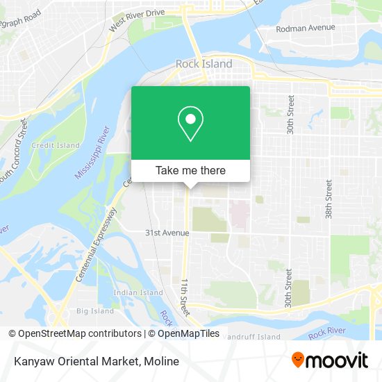 Mapa de Kanyaw Oriental Market