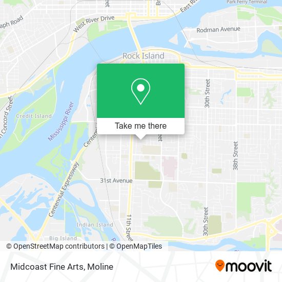 Mapa de Midcoast Fine Arts