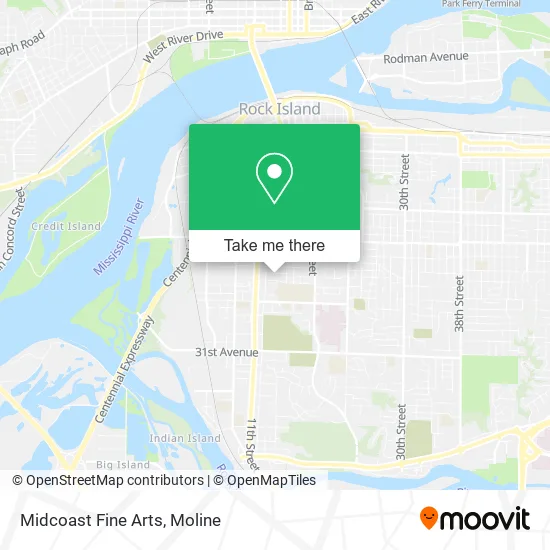 Midcoast Fine Arts map