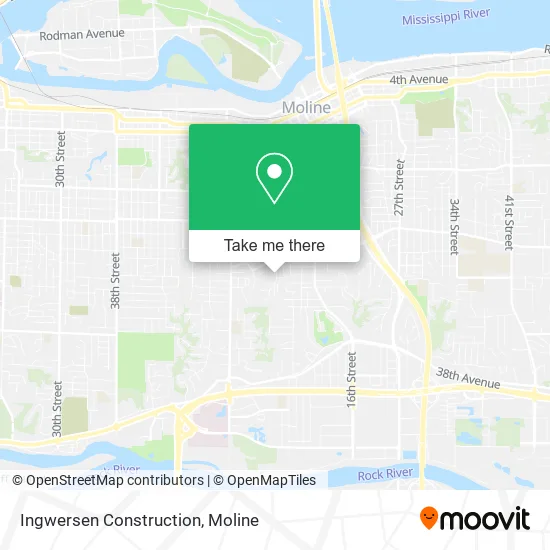 Ingwersen Construction map