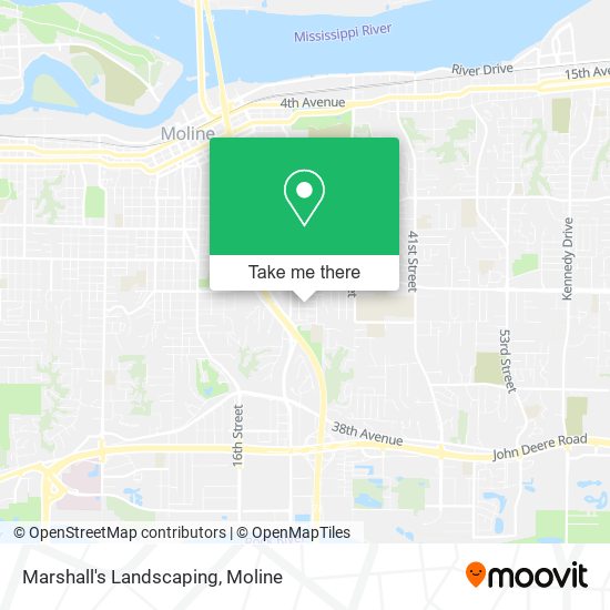 Marshall's Landscaping map