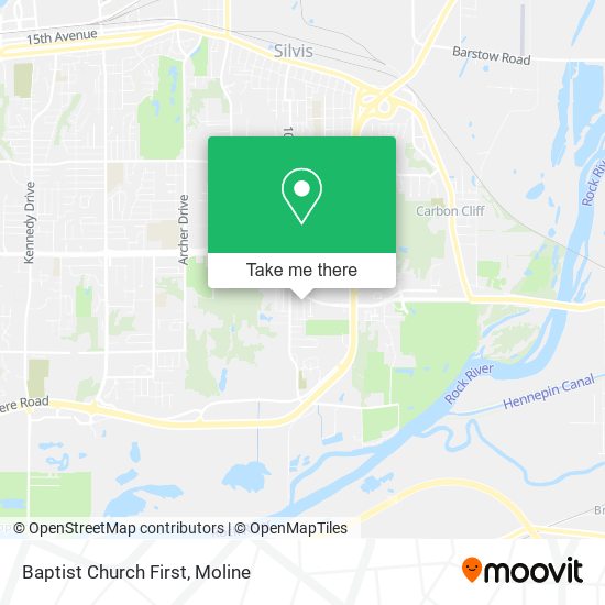 Baptist Church First map