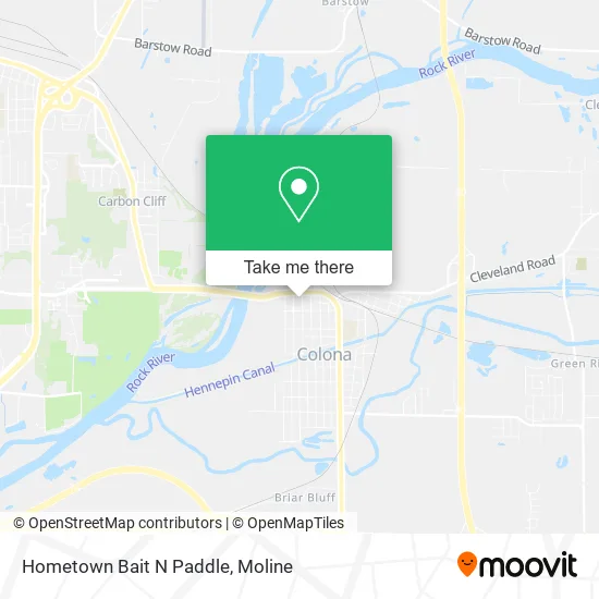 Mapa de Hometown Bait N Paddle