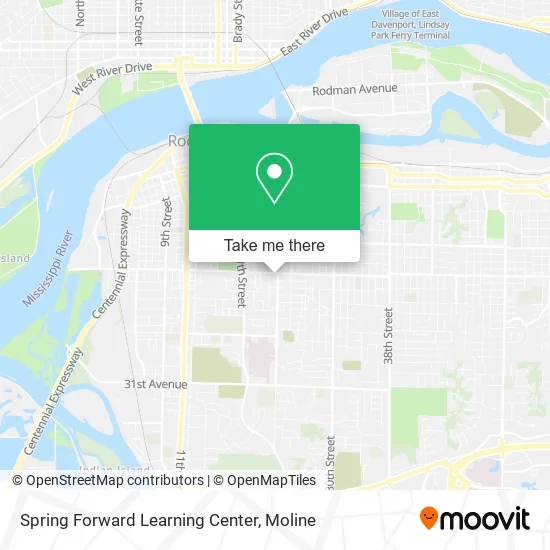 Spring Forward Learning Center map
