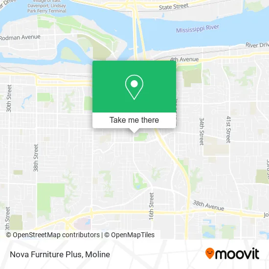 Nova Furniture Plus map