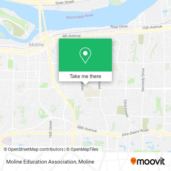 Moline Education Association map