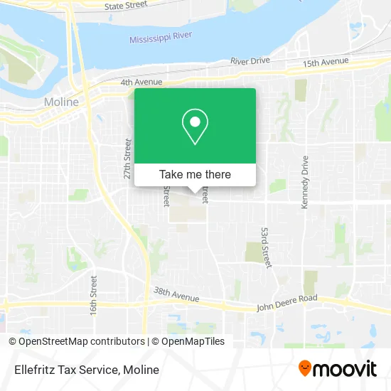 Ellefritz Tax Service map