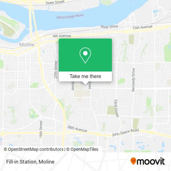 Fill-in Station map