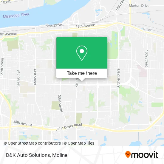 D&K Auto Solutions map