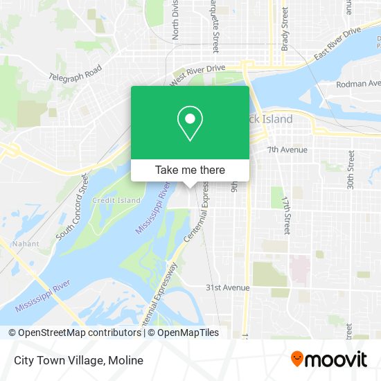 Mapa de City Town Village