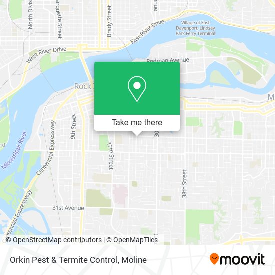 Orkin Pest & Termite Control map