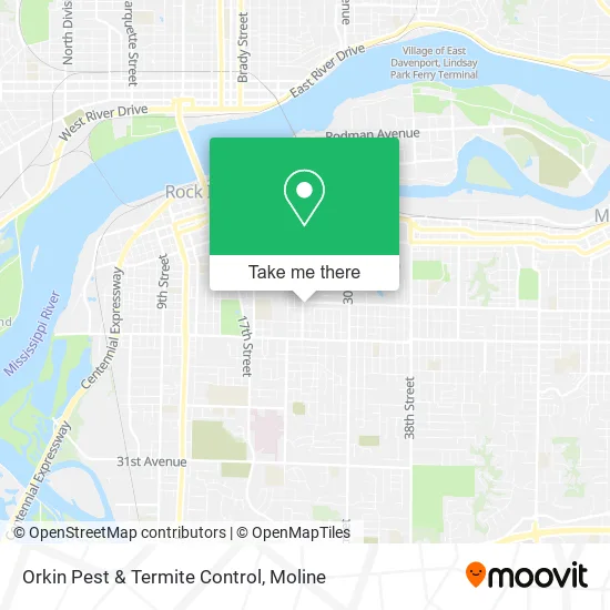 Orkin Pest & Termite Control map