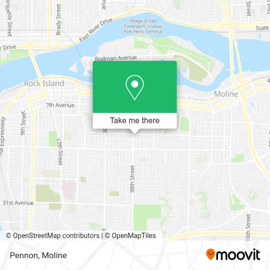Pennon map