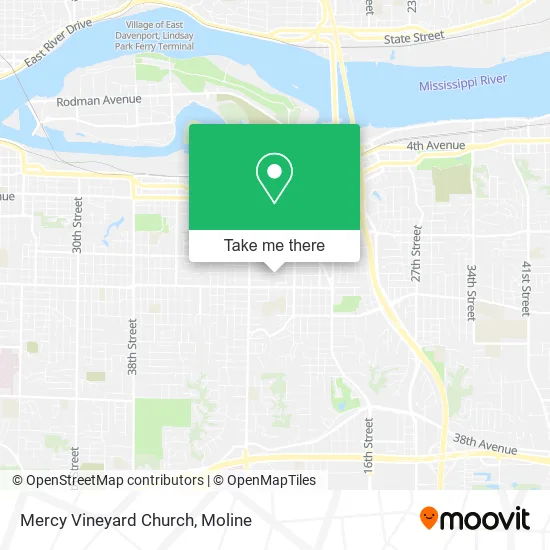 Mercy Vineyard Church map